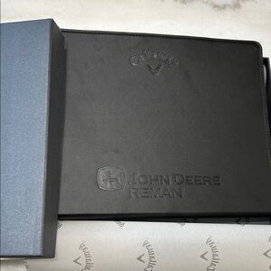Callaway Black Leather Laptop Cover